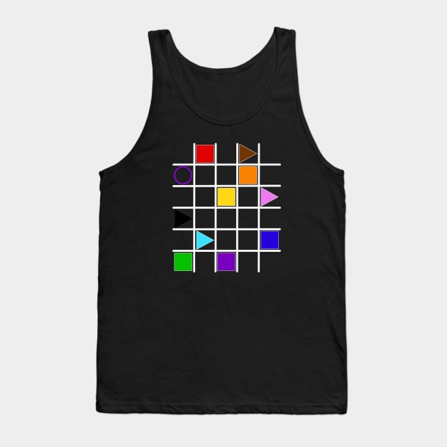 Deconstructed Pride Flag Tank Top by tonyponline